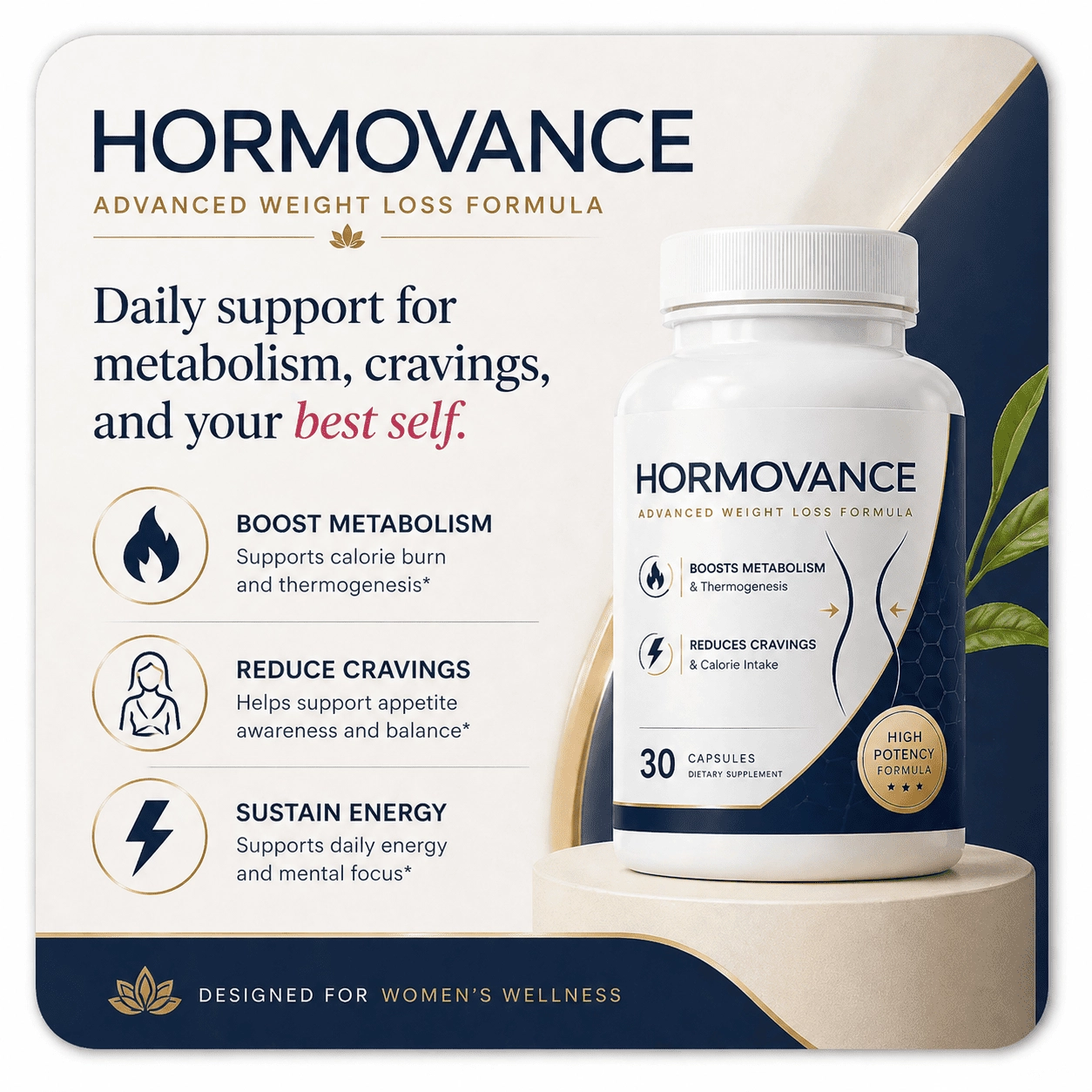 Hormovance Natural Hormone Support Supplement